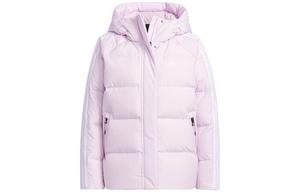 Пуховик женский светло-фиолетовый Adidas