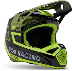 Мотокроссовый шлем FOX v1 race spec mips, Green