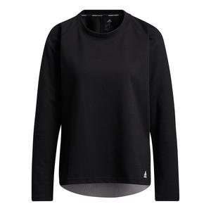 Худи (WMNS) adidas Dance Layering Splicing Yoga Exercise Round Neck Black Hoodie