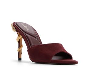 Сандалии Aldo Seashella Sandal, Wine Red Suede