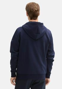 Толстовка на молнии BASIC TOM TAILOR, темно-синий