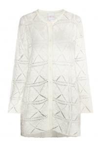 Вязаный кардиган IZIA Knit Cardigan Lomasi, белый
