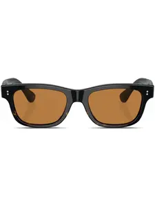 Солнцезащитные очки Rosson в прямоугольной оправе Oliver Peoples, черный