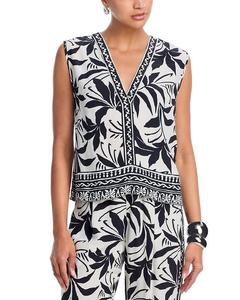 Топ Lindsay с V-образным вырезом Velvet by Graham & Spencer, черный