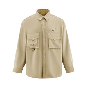 CAT Мужская рубашка цвета хаки