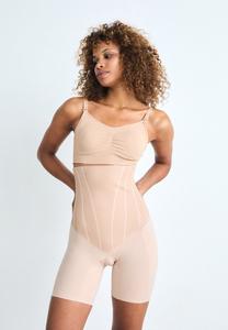 Брюки SUPER SCULPT HIGH WAISTED MID THIGH  Spanx, бежевый