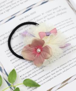 Резинка для бутоньерки из гортензий