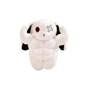 Готический Muscle Bunny реалистичная и животная плюшевая игрушка плюшевая кукла 30см/43см высота AIQINGCAOZHILIAN(WANJU)