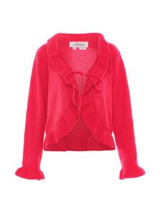 Женский кардиган розового цвета faina