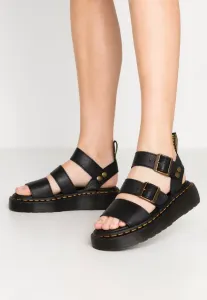 Сандалии на четырехточечной платформе gryphon Dr. Martens, Black Pisa