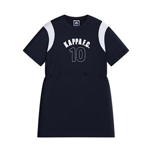 Каппа 1916 Летнее короткое платье Женское Черное, Black-990