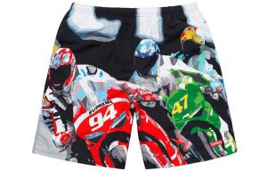 Шорты Supreme с принтом, черный