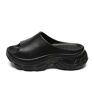 ZHR Женские слайдеры EVA с защитой от запаха и устойчивостью к истиранию черные, цвет Black