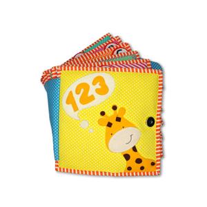 Большая сенсорная книга, тихая книга, Монтессори - 1,2,3/ Jolly Designs Inna marka