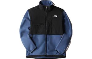 Вельветовая куртка мужская темно-синяя THE NORTH FACE