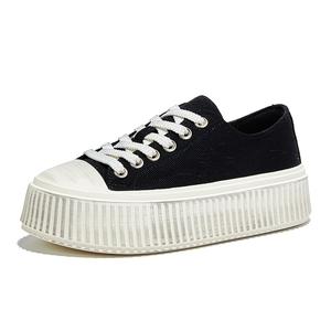 MUPPLE Износостойкие дышащие низкие парусиновые туфли, увеличивающие рост, женские