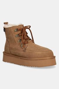 Замшевые зимние ботинки Answear.Lab, коричневый