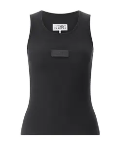 Топ без рукавов Maison Margiela, черный