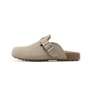 C°BANNER Женские противоскользящие тапочки с закрытым носком на резиновой подошве серые, цвет Gray