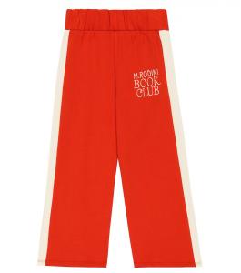 Хлопковые спортивные штаны с принтом Mini Rodini, разноцветный