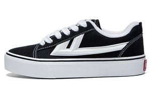 Кеды унисекс с низким верхом черного цвета Warrior