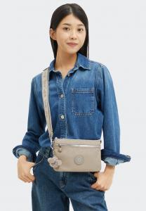 Сумка кросс-боди Kipling RIRI ZIP, Glorious Beige/Silver/Beige