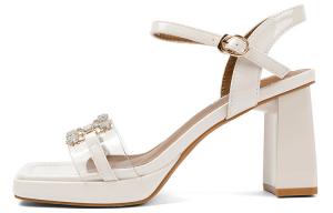 Женские сандалии на одной брезке Mulinsen, черные