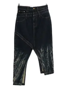 Миди-юбка в технике тай-дай Feng Chen Wang, синий