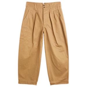 Garment dyed чиносы Comme Des Garçons Homme, бежевый