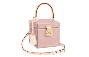 LOUIS VUITTON Золотистая сумка для игральных костей через плечо женская ручная вишневый розовый