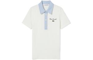 LACOSTE Женская рубашка-поло, цвет Blue with White Lettering