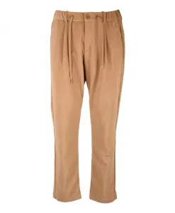 Бархатные брюки Herno, коричневый