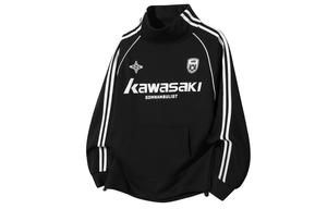 Унисекс свитшот Kawasaki, черный