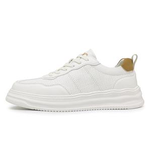 City camel Легкие и дышащие скейтерские кроссовки мужские бело-желтые, цвет White Yellow