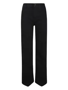 Джинсы прямого кроя Mother, черный