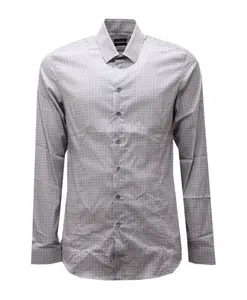 Серая, стильная рубашка Patrizia Pepe, серый