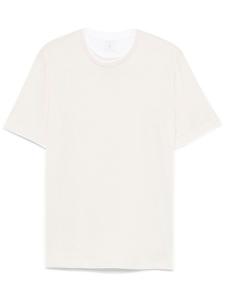 Футболка Eleventy из хлопка, нейтральный