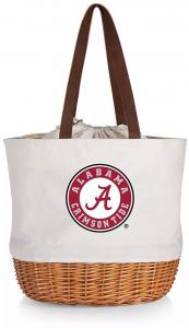 Сумка-корзина из парусины и ивы Picnic Time Alabama Crimson Tide