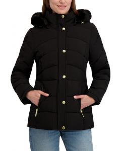 Короткая куртка Laundry by Shelli Segal Soft Tech Laundry By Shelli Segal, черный