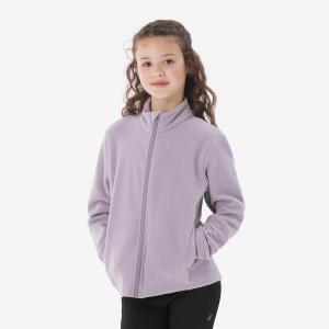 Детская флисовая куртка с молнией для горных походов Quechua MH100 фиолетовая