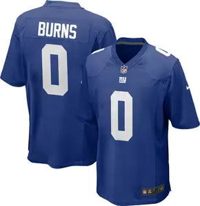 Мужское джерси Nike New York Giants Brian Burns #0 Royal Blue Game