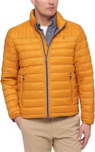 Мужская утепленная пуховая куртка Tommy Hilfiger с возможностью упаковки, Yellow Gold