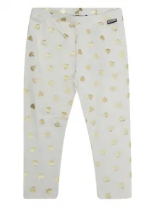 Легинсы с принтом Moschino Kids, серый