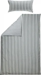 Двустороннее постельное белье антрацитово-белый 1x 155x220 см + 1x 40x80 см Erwin Müller