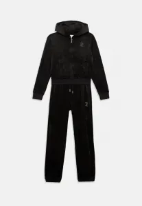 Спортивный костюм с капюшоном на молнии, свободные спортивные штаны. Juicy Couture, Jet Black