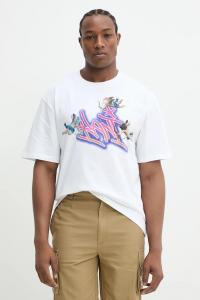 Хлопковая футболка Karl Kani, белый