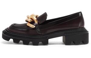 Лоферы женские черные CHARLES&KEITH, мелово-белые 4.7 см