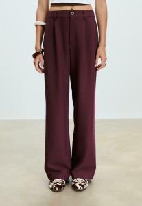 Брюки Stradivarius SMART STRAIGHT, Dark Red