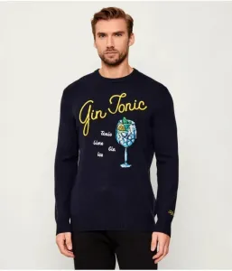 Свитер Heron DRINK GIN regular fit St.Barth, темно-синий