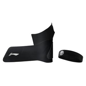 LINING Теннисные бадминтонные фитнес-браслеты защитные компрессионные black унисекс